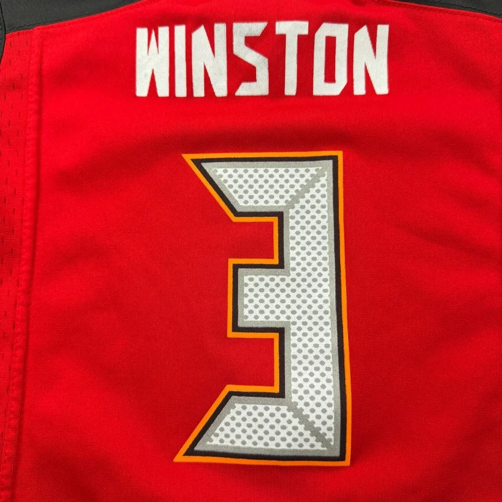 Nike Football Jersey Kids 4T Red Jameis Winston Tampa Bay Buccaneers #3